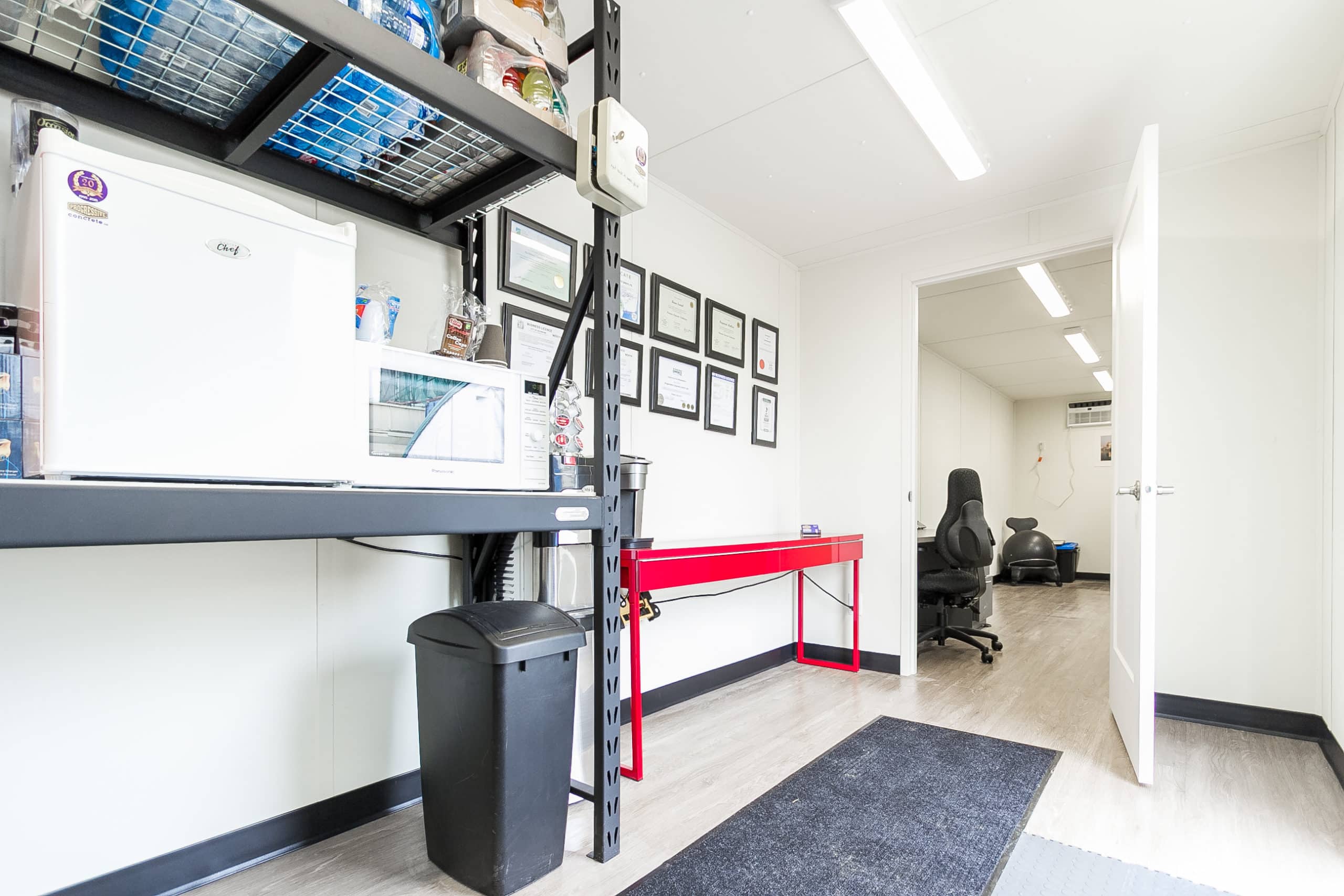 40&rsquo;HC Office CUBE &ndash; Vinyl Drywall Finished - Port Shipping Containers