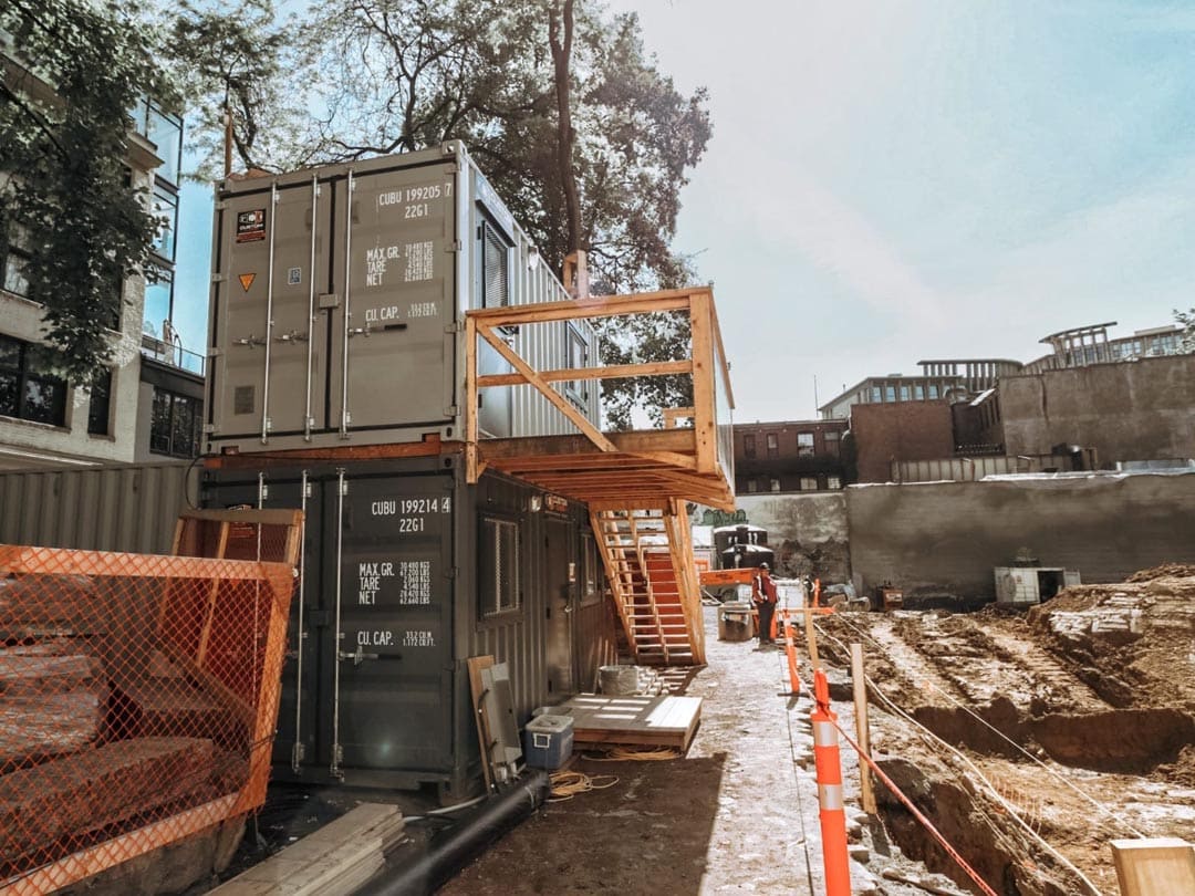 20&rsquo; Office CUBE &ndash; Wood Finished - Port Shipping Containers