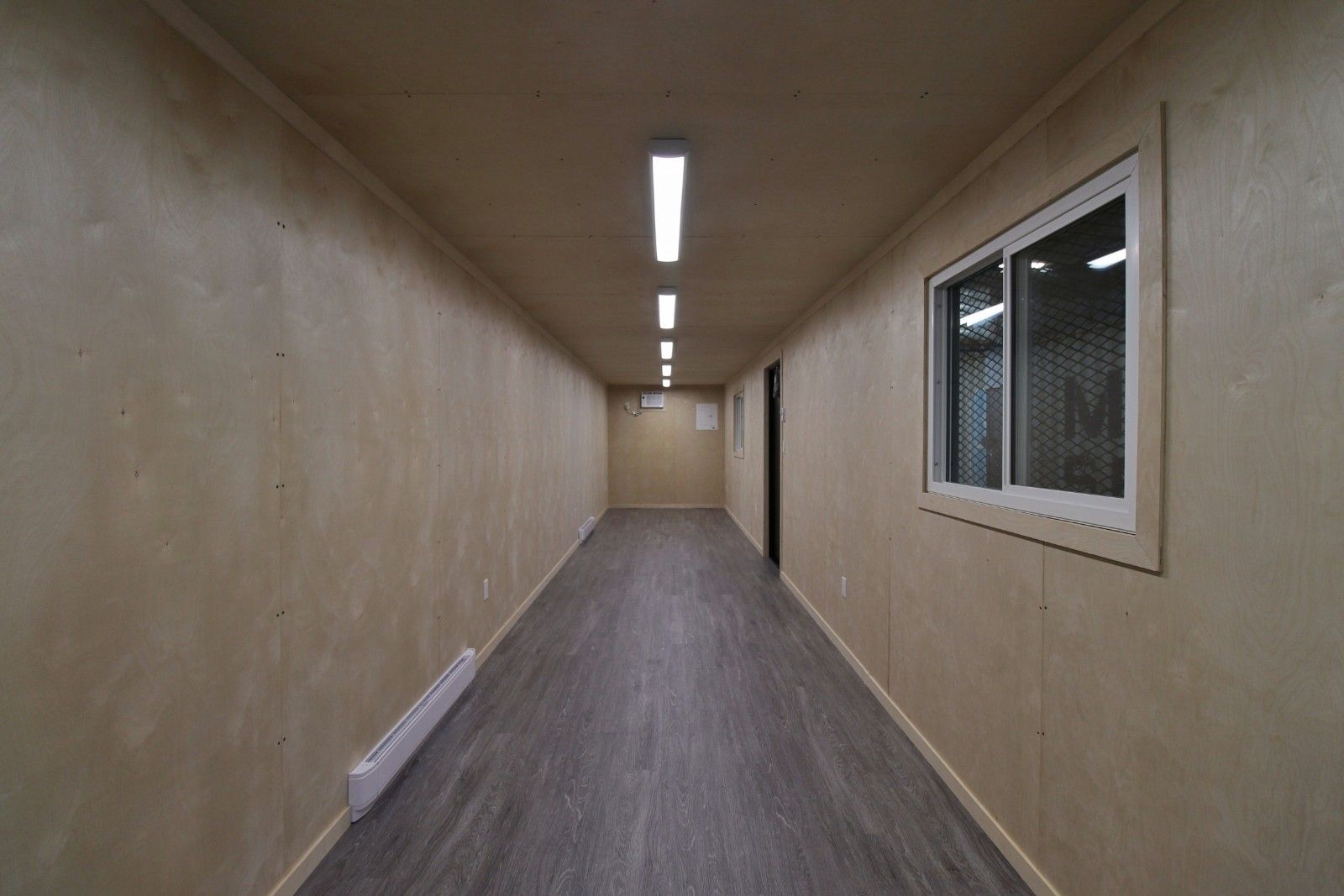 40&rsquo; Office CUBE &ndash; Wood Finished - Port Shipping Containers