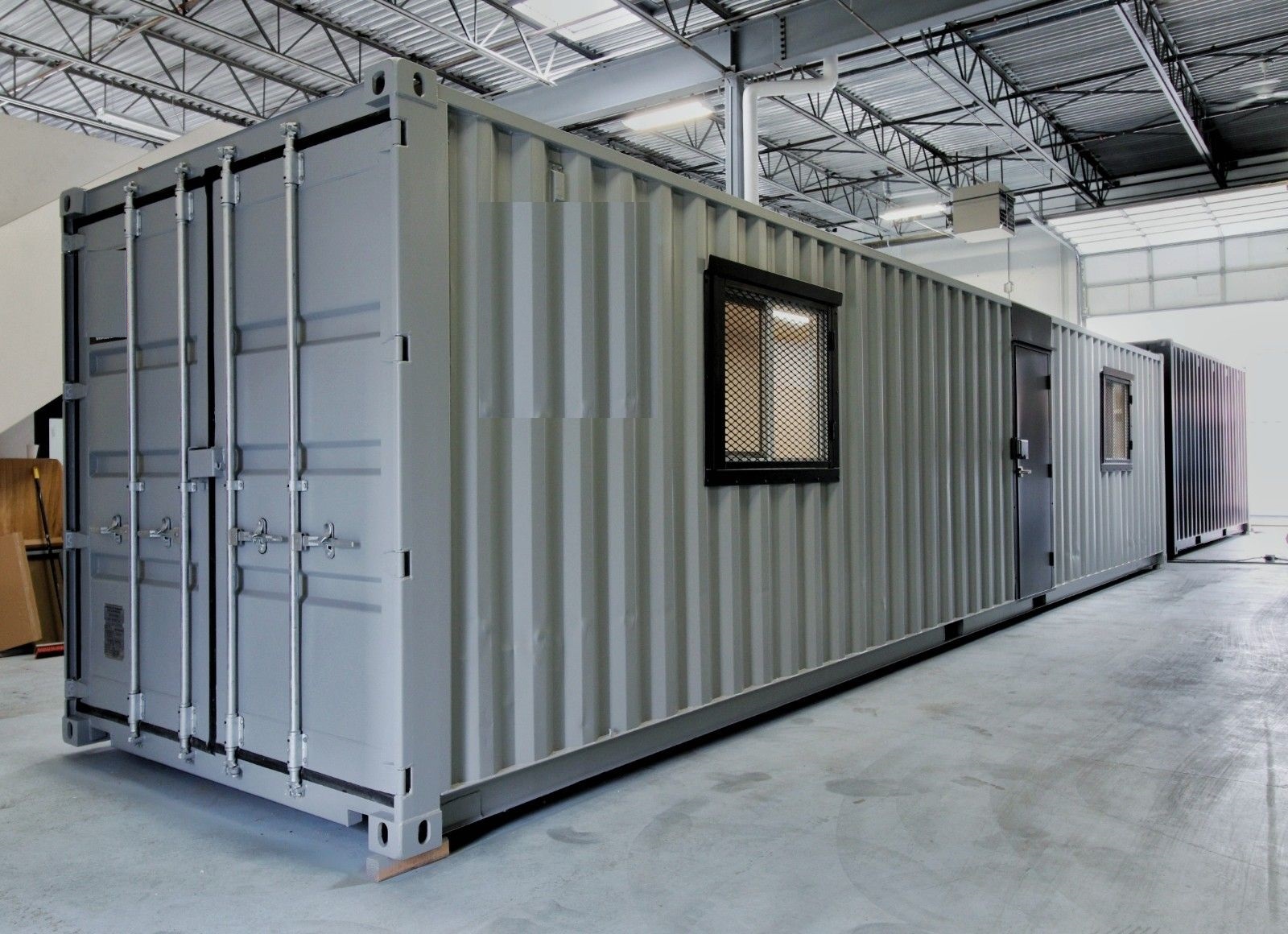 40&rsquo; Office CUBE &ndash; Wood Finished - Port Shipping Containers