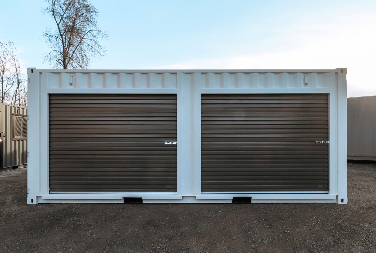 20&prime; Shipping Container + (2)  8&prime; Rollup Doors - Port Shipping Containers