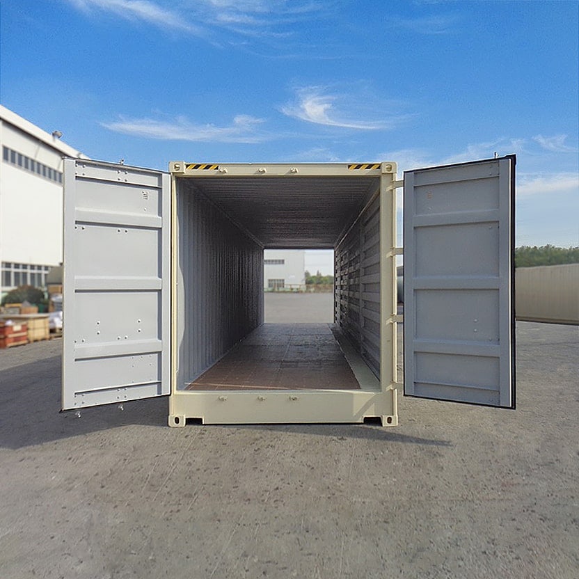 40&rsquo;HC New (1-trip) &ldquo;Openside&rdquo; Shipping Container - Port Shipping Containers