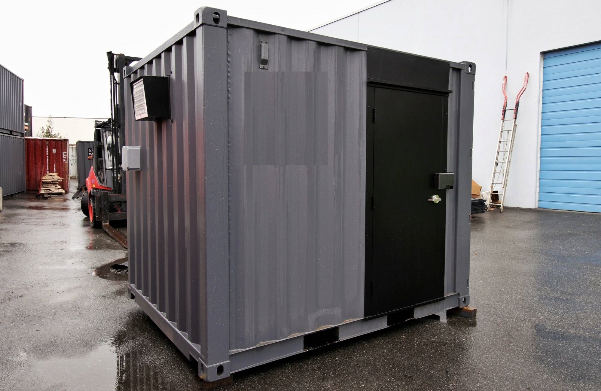 10&rsquo; Office CUBE &ndash; Wood Finished - Port Shipping Containers