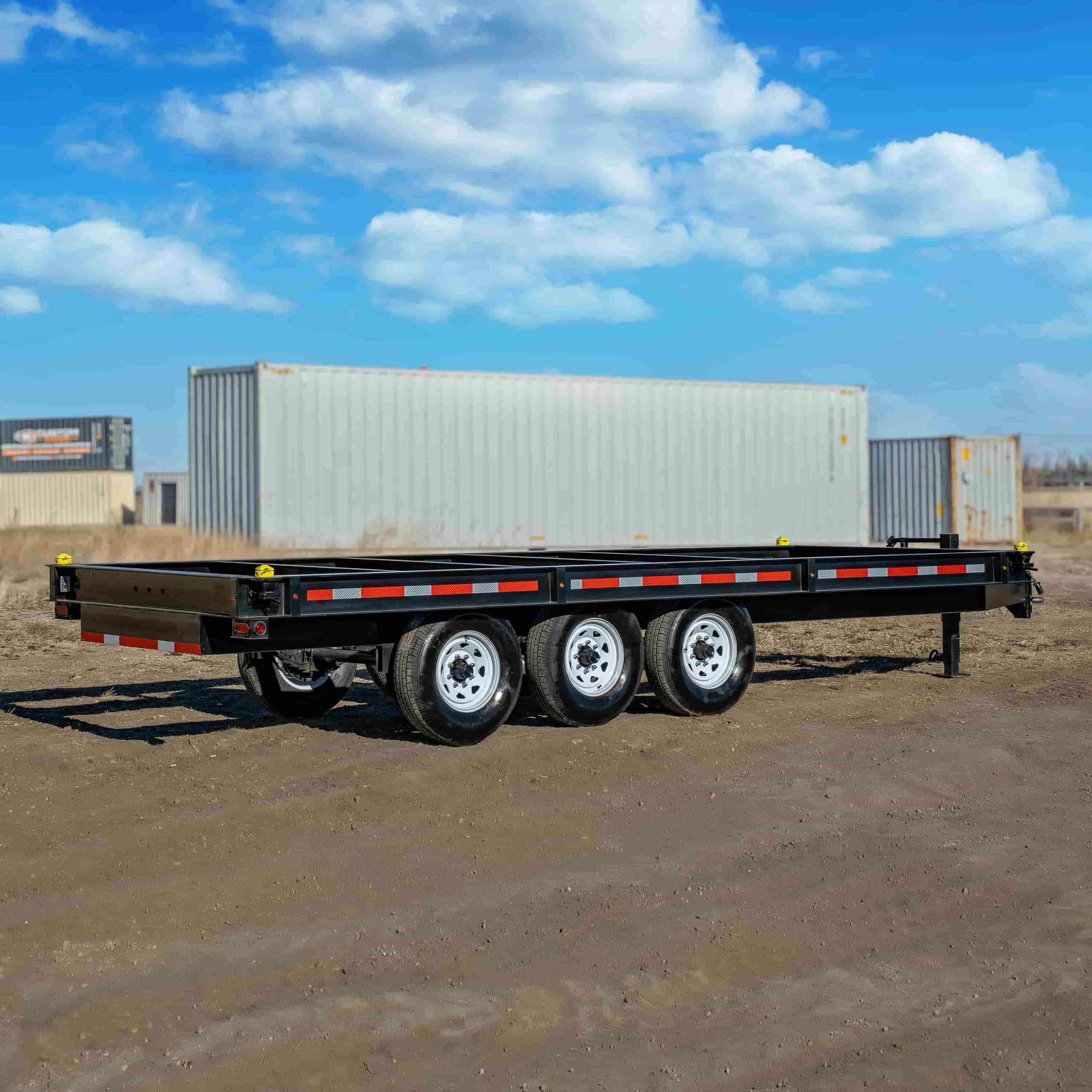 20&rsquo; Bumper Pull Container Chassis - Port Shipping Containers