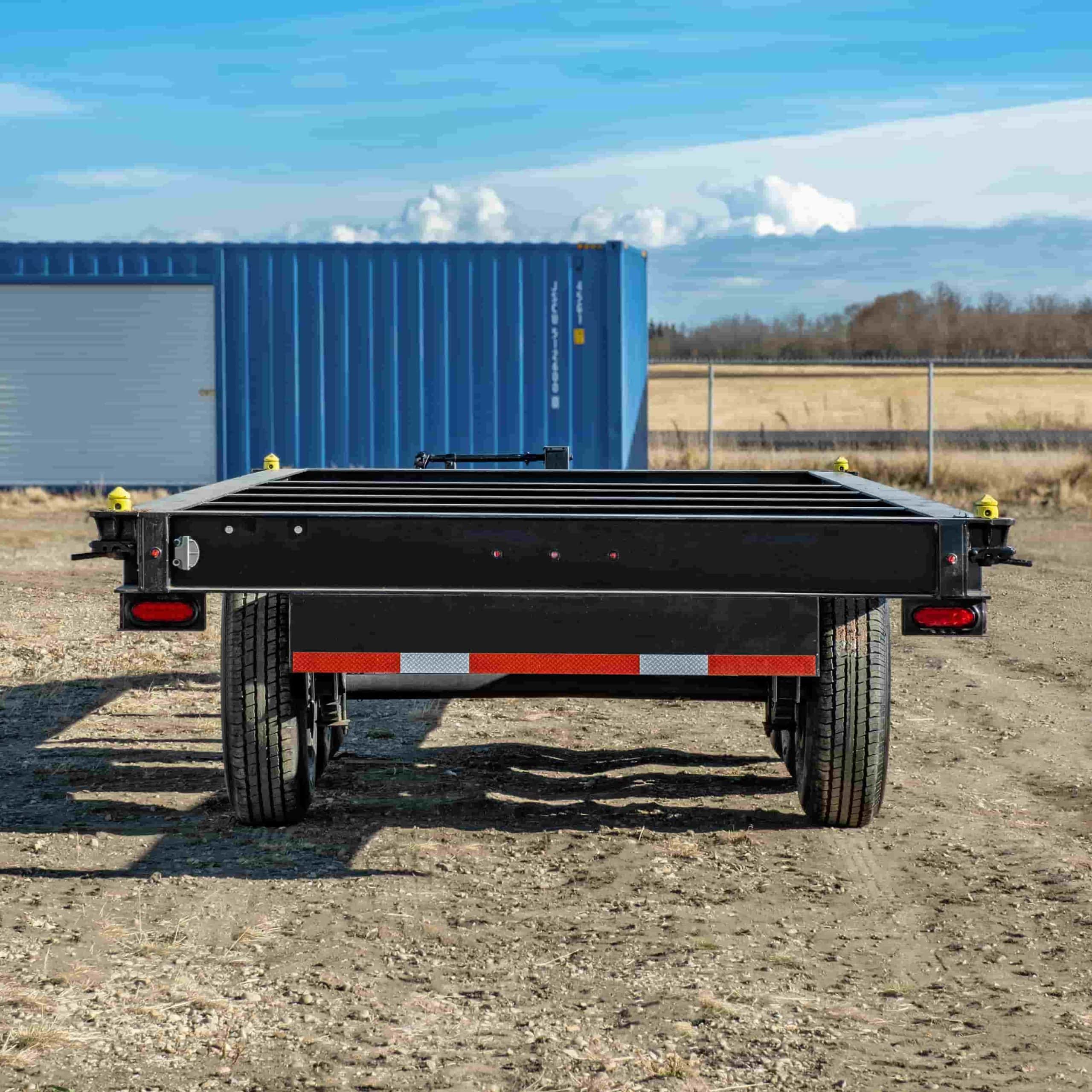 20&rsquo; Bumper Pull Container Chassis - Port Shipping Containers