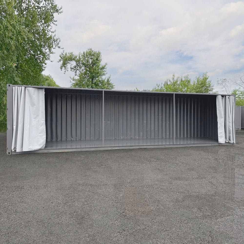 40&rsquo;HC Open-Face w/Tarp System - Port Shipping Containers