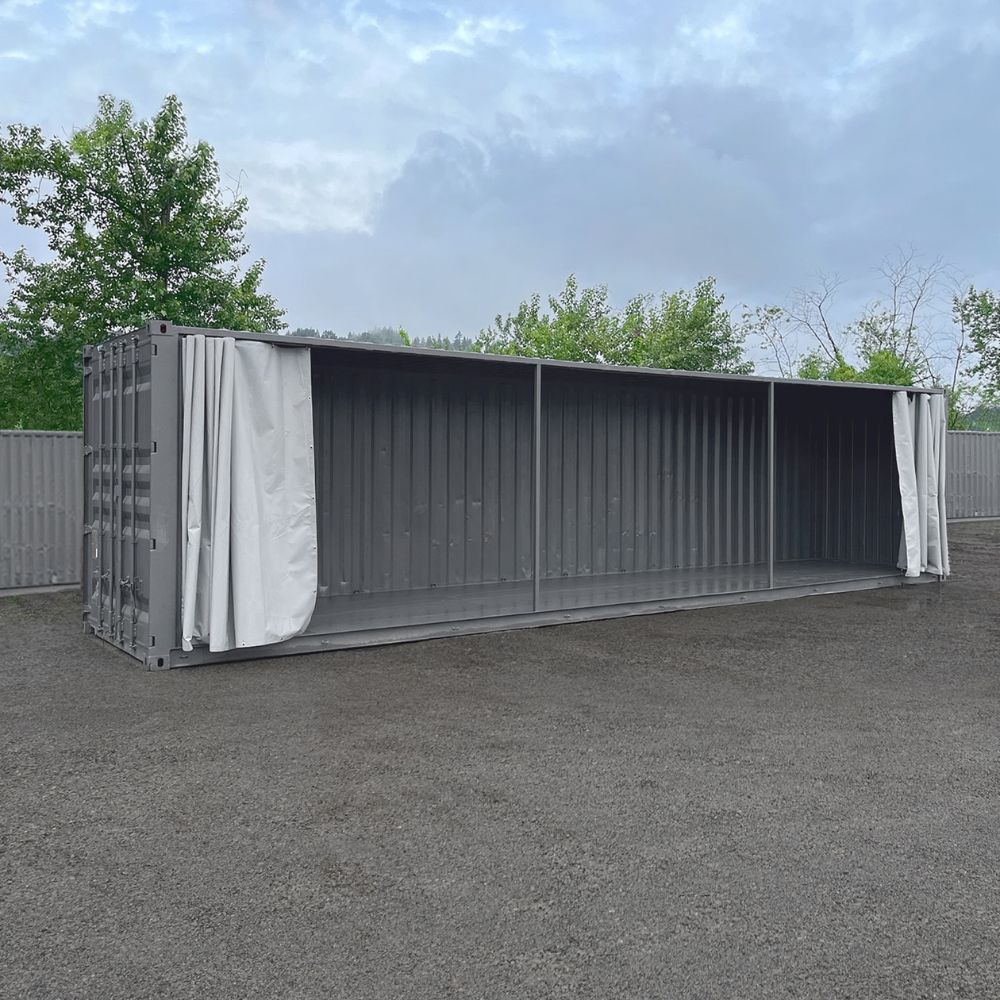 40&rsquo;HC Open-Face w/Tarp System - Port Shipping Containers