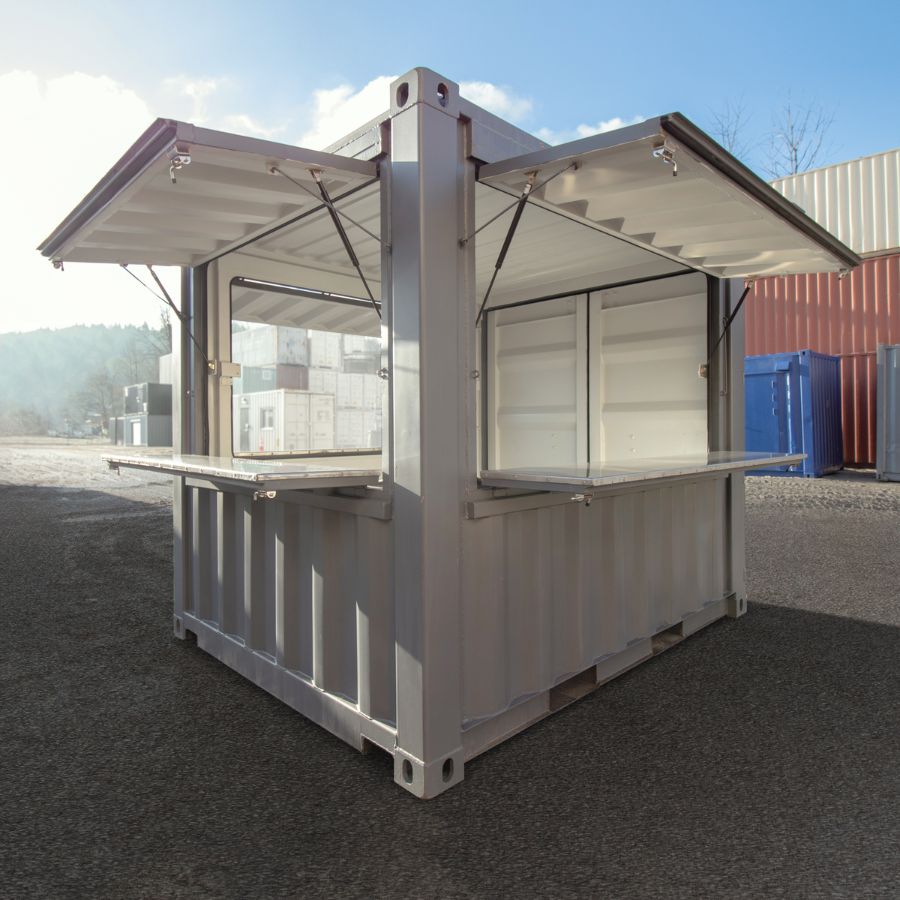 9&prime; &ldquo;CAF&Eacute; CUBE&rdquo; - Port Shipping Containers