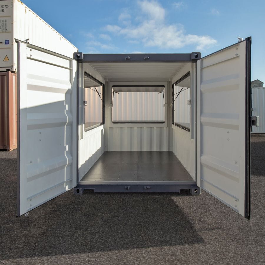 9&prime; &ldquo;CAF&Eacute; CUBE&rdquo; - Port Shipping Containers