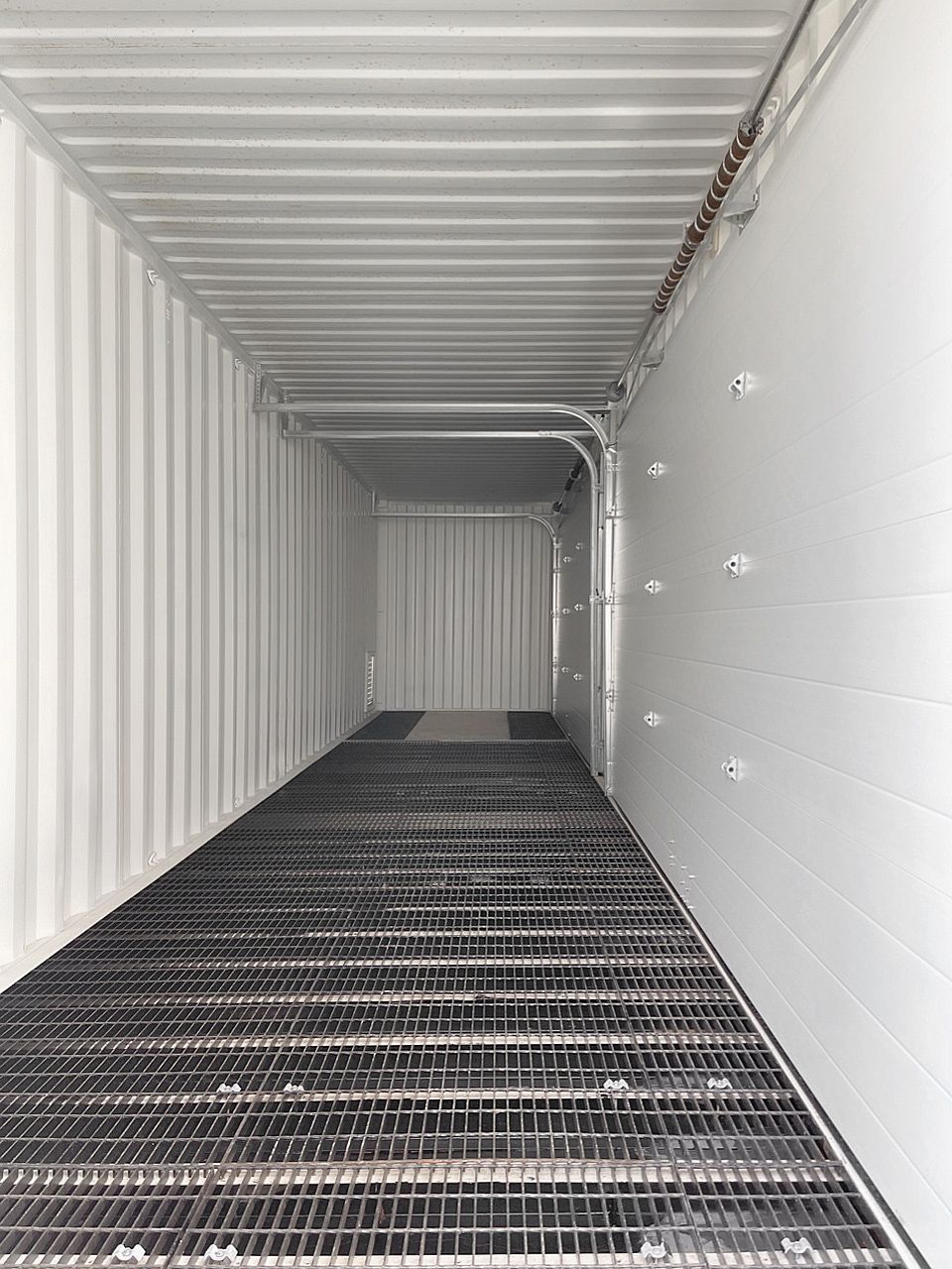 40&rsquo;HC HAZCON Containment unit w/ Overhead doors - Port Shipping Containers