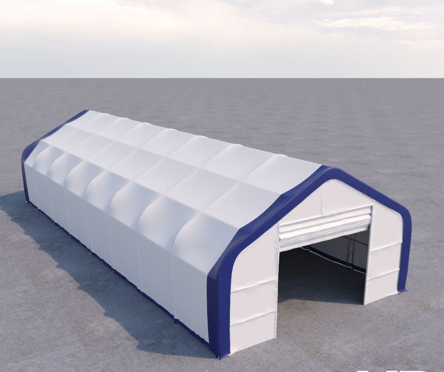 Dual Truss Storage Shelter (30&prime; x 80&prime; x 20&prime;) - Port Shipping Containers