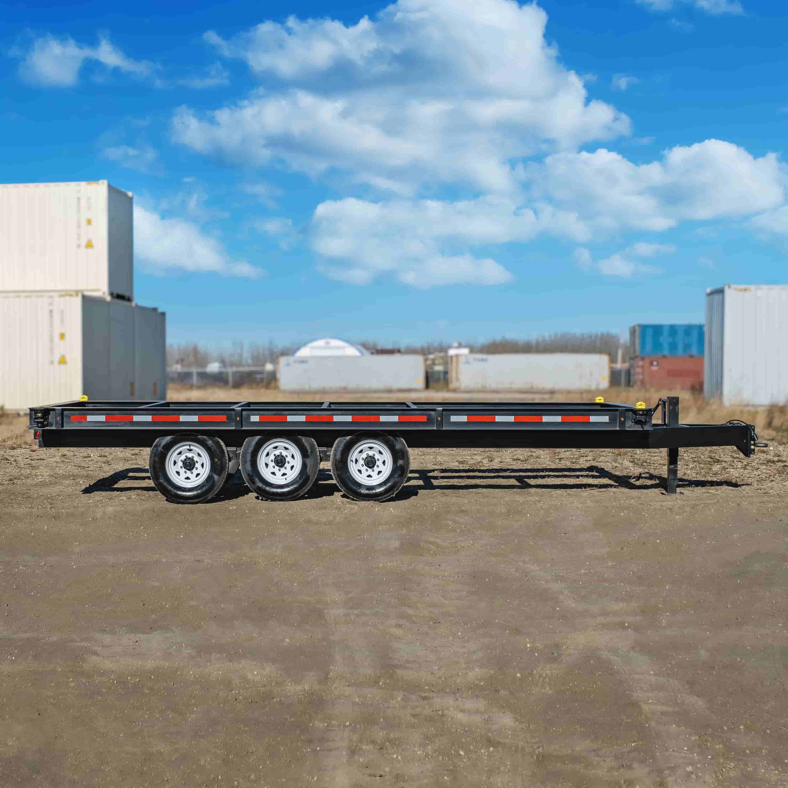 20&rsquo; Bumper Pull Container Chassis - Port Shipping Containers