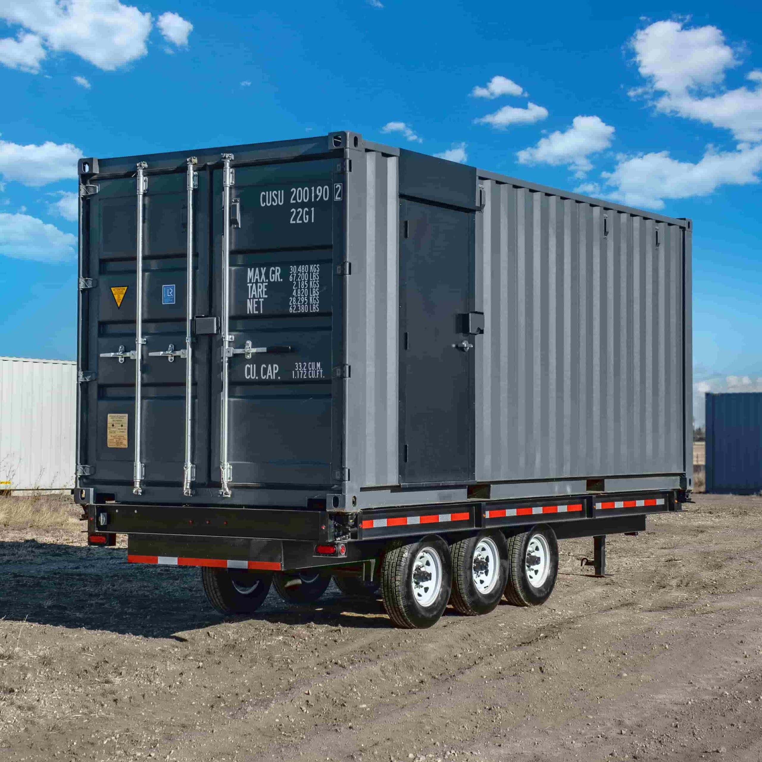 20&rsquo; Bumper Pull Container Chassis - Port Shipping Containers