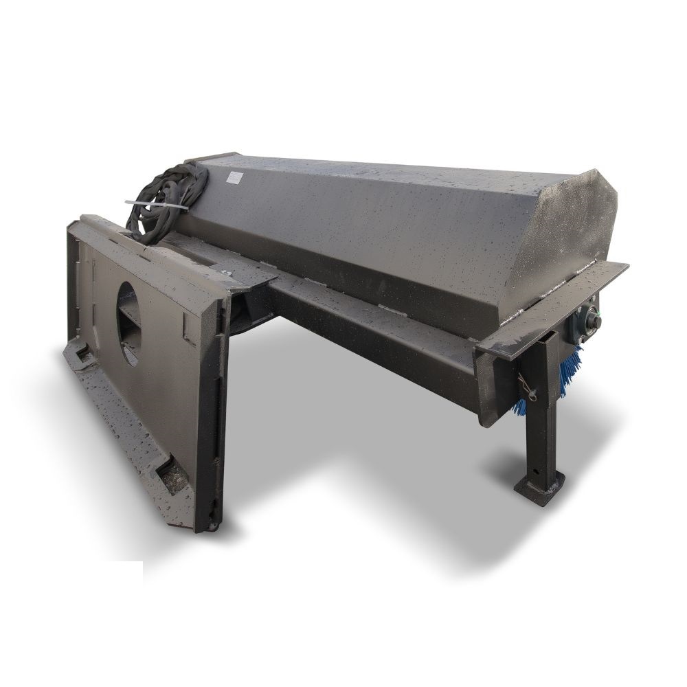 M&B | 72&Prime; Skid Steer Angle Broom - Port Shipping Containers