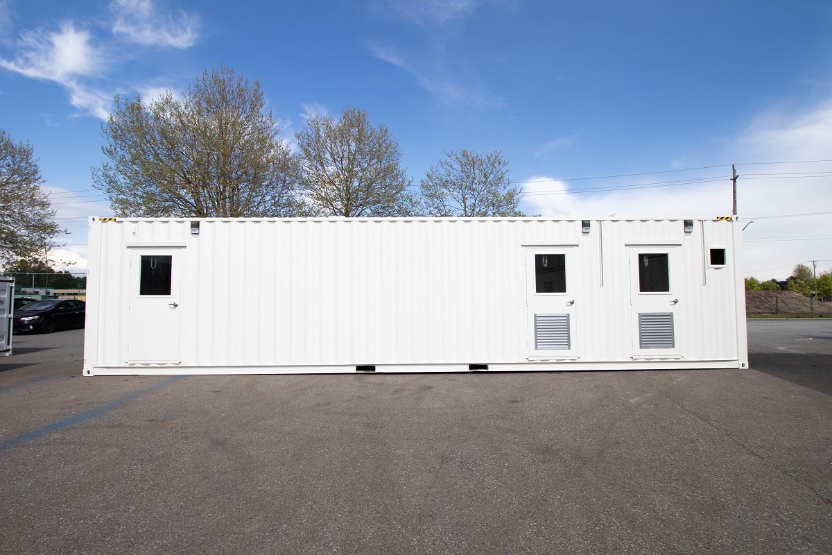 40&rsquo; Custom Mechanical Enclosure - Port Shipping Containers