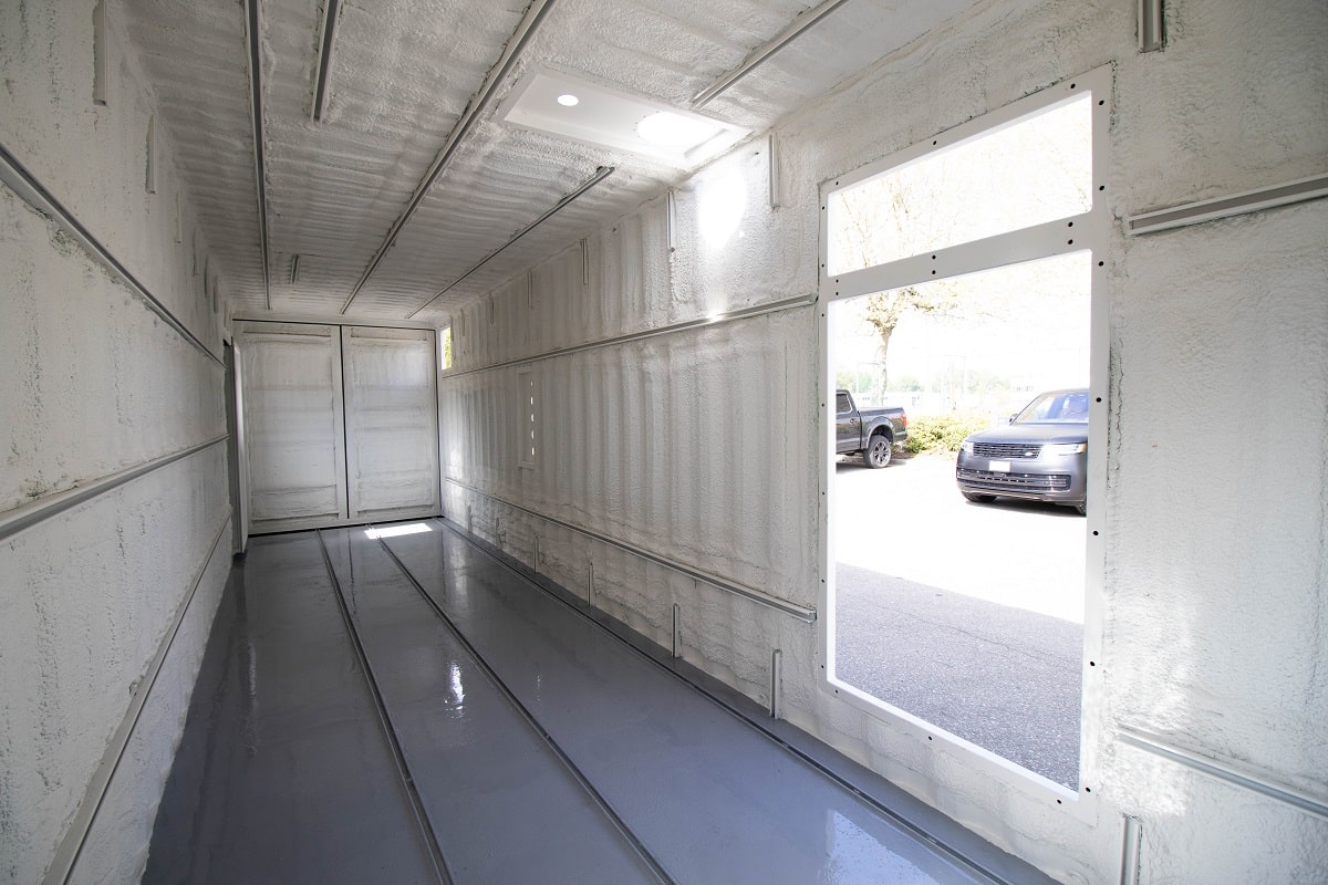 40&rsquo; Custom Mechanical Enclosure - Port Shipping Containers