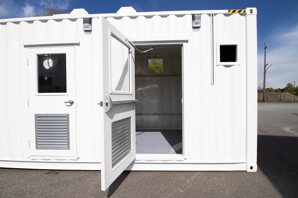 40&rsquo; Custom Mechanical Enclosure - Port Shipping Containers