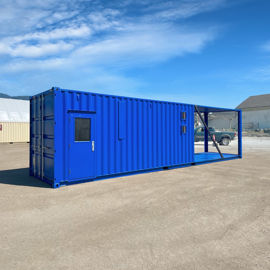 40&rsquo; Custom Equipment Enclosure - Port Shipping Containers