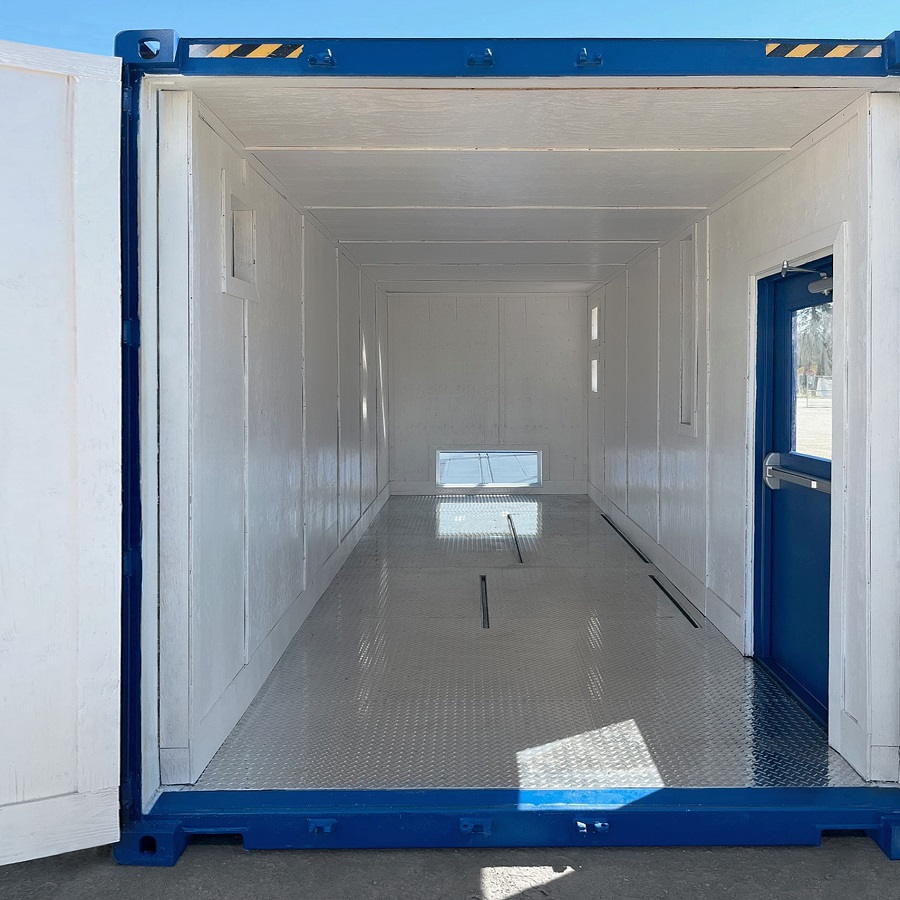 40&rsquo; Custom Equipment Enclosure - Port Shipping Containers