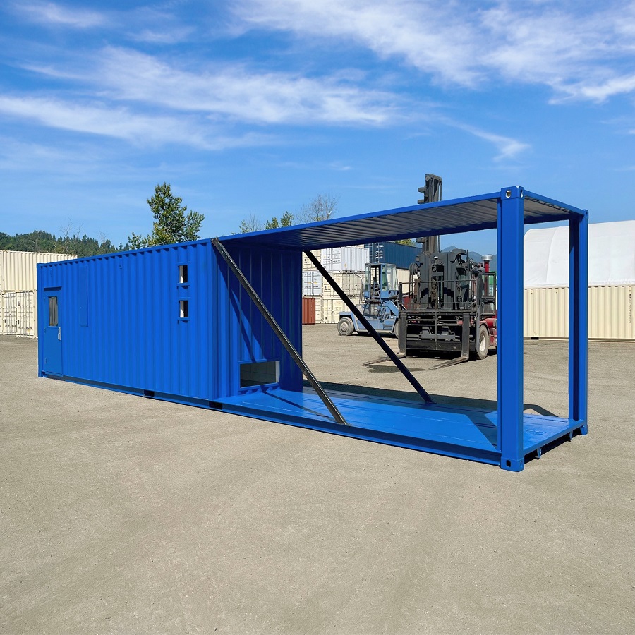 40&rsquo; Custom Equipment Enclosure - Port Shipping Containers