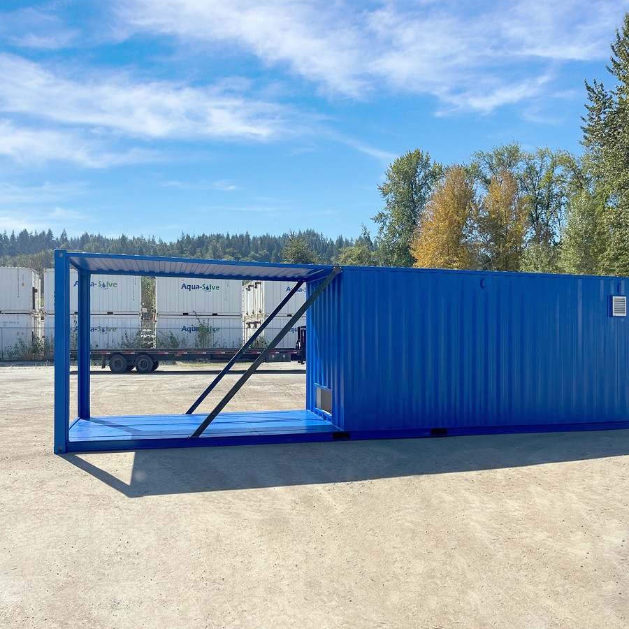 40&rsquo; Custom Equipment Enclosure - Port Shipping Containers