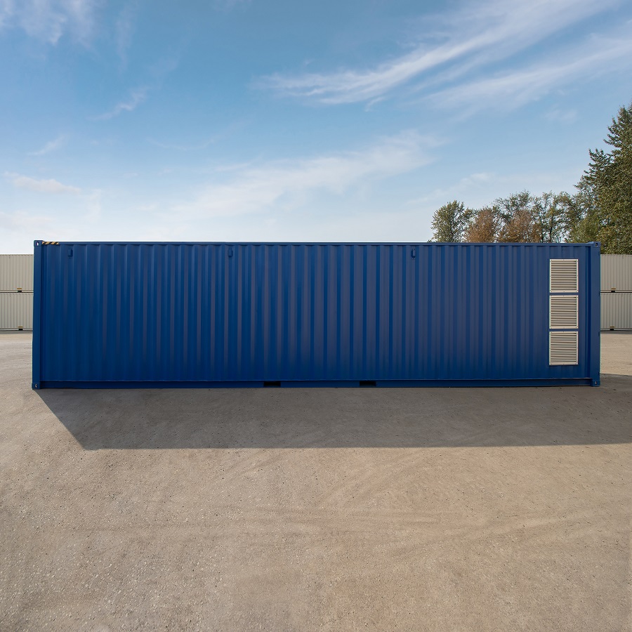 40&rsquo; Custom Equipment Housing Unit - Port Shipping Containers