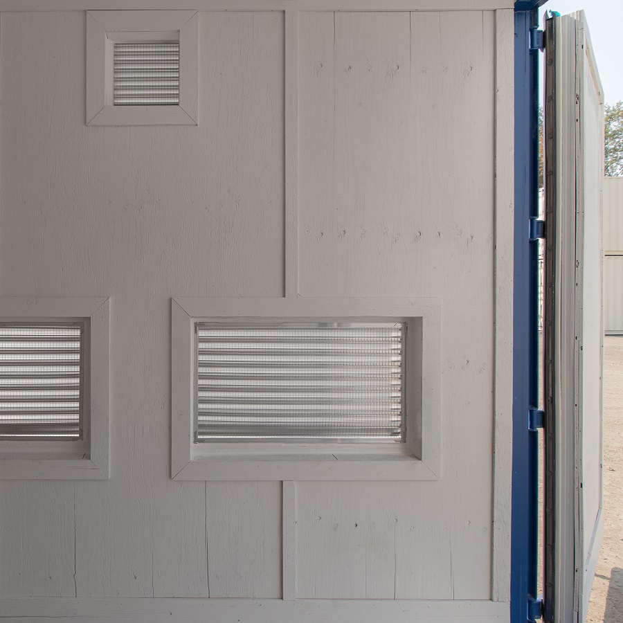 40&rsquo; Custom Equipment Housing Unit - Port Shipping Containers