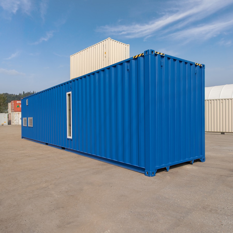 40&rsquo; Custom Equipment Housing Unit - Port Shipping Containers