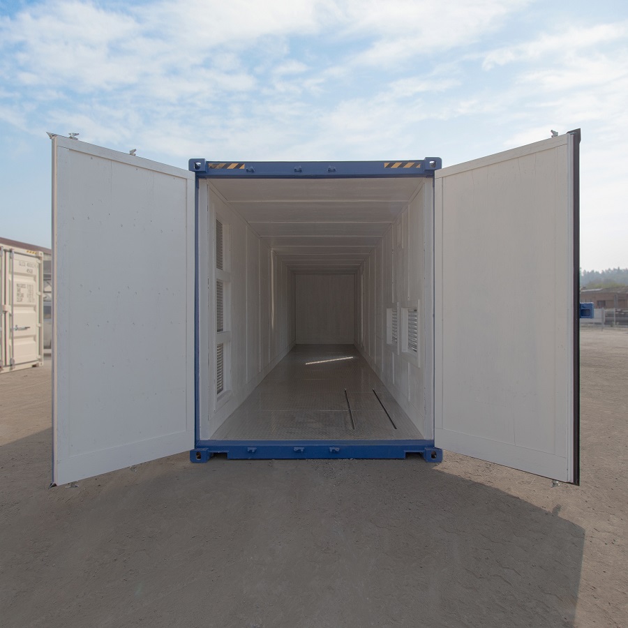 40&rsquo; Custom Equipment Housing Unit - Port Shipping Containers