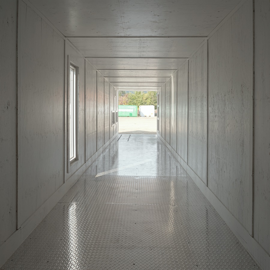 40&rsquo; Custom Equipment Housing Unit - Port Shipping Containers