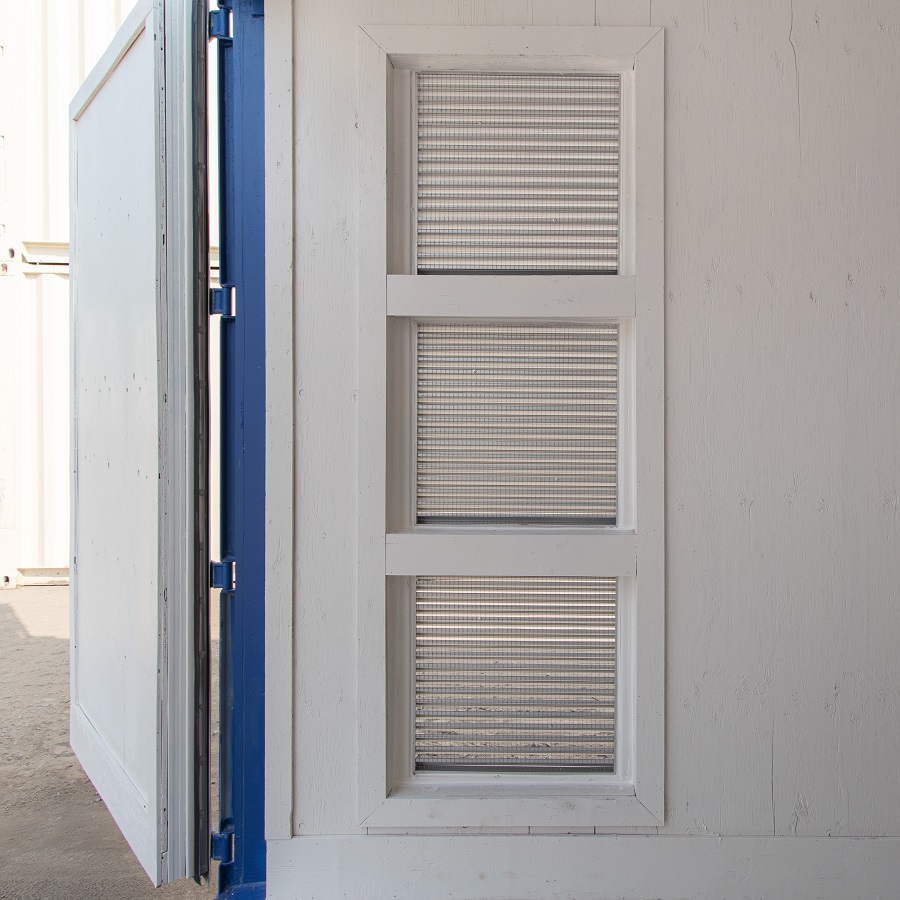 40&rsquo; Custom Equipment Housing Unit - Port Shipping Containers