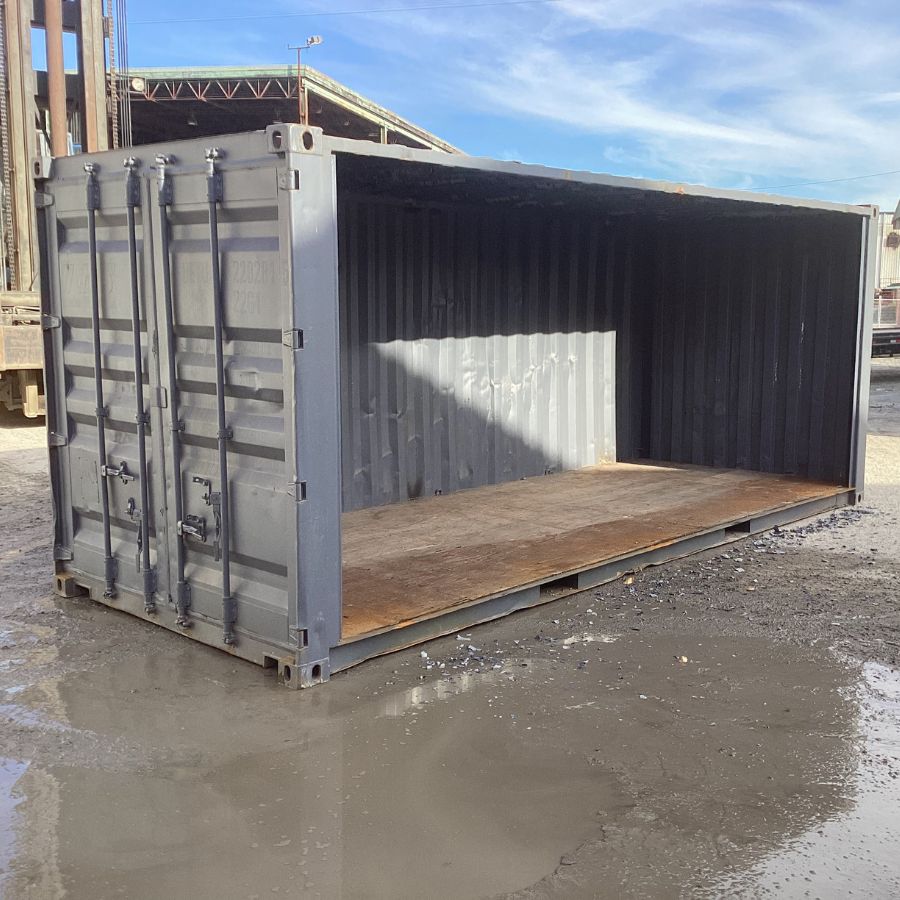 20&prime; Used &ldquo;Open-Face&rdquo; Shipping Container (Special) - Port Shipping Containers