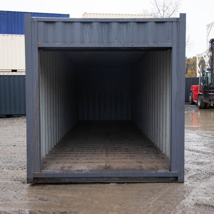 25&prime; Cut-Down Shipping Container w/Roll-Up Door - Port Shipping Containers
