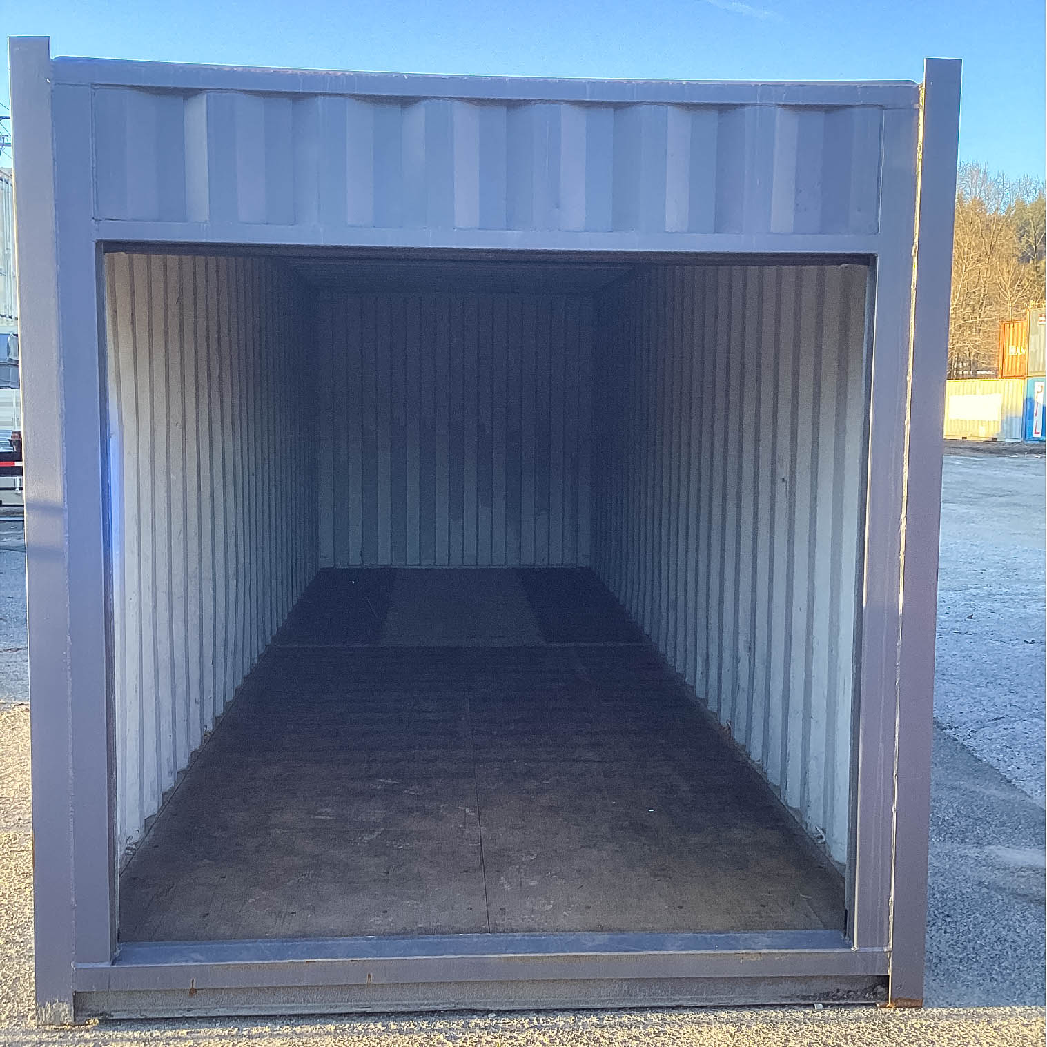 26&prime; Cut-Down Shipping Container w/Roll-Up Door - Port Shipping Containers